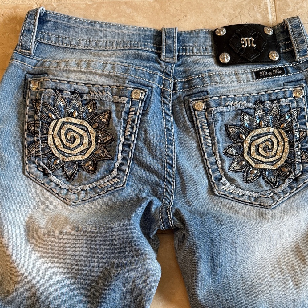 Miss Me Blue Capri Jeans